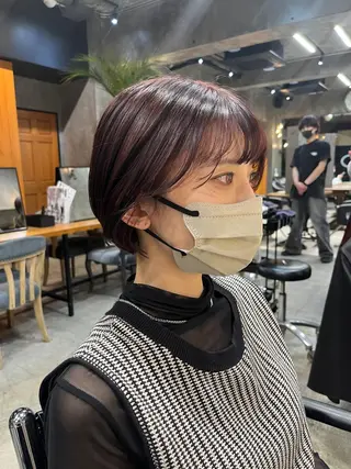 ミディアム カラー HAIR MAKE  miel所属・🫧透明感カラー🫧 SHINSEIのヘアスタイル