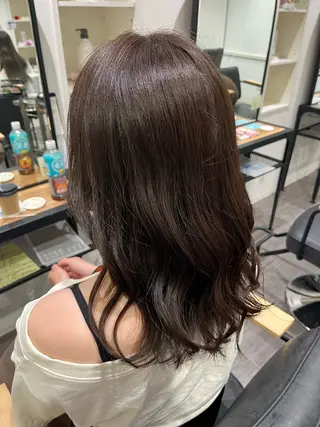 ミディアム カラー ヘアアレンジ cocotte 💟草間紫音💟のヘアスタイル