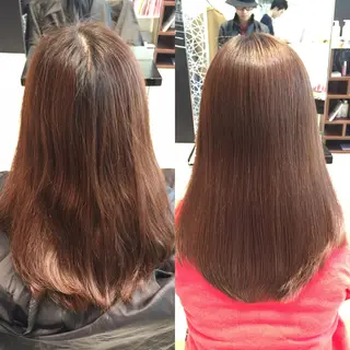 ミディアム セミロング ロング パーマ Re:ta KANZOのヘアスタイル