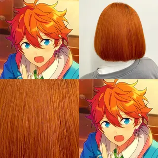 ロング カラー 𝘳𝘺𝘰𝘬𝘢 髪質改善／ブリーチのヘアスタイル