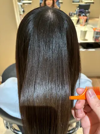 ミディアム カラー ダメージレス kaichiのヘアスタイル