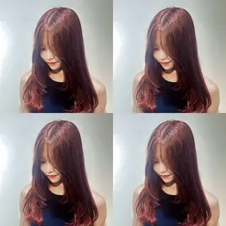 ロング カラー 店長✨️韓国ヘア✖️ 髪質改善カラー／純大のヘアスタイル