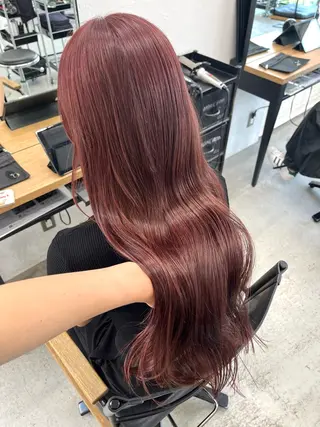 ロング カラー ヘアアレンジ 🫧透明感カラー/ ナルハ🫧のヘアスタイル