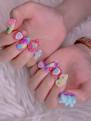 ネイル 長さだし専門店 M2　rikaのネイルデザイン