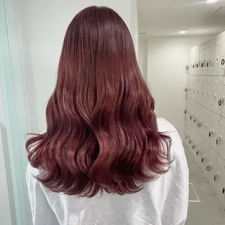 ロング 盛れる暖色🎀ガーリ ーヘア🎀きっかのヘアスタイル