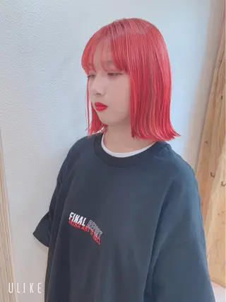 ミディアム カラー DiMPlE  ディンプル所属・🌸スタイリスト 山浦美恵のヘアスタイル