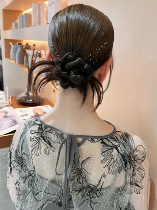 ロング カラー ヘアアレンジ ✨カチモリ✨レイヤー 韓国ヘア🇰🇷ゆいのヘアスタイル