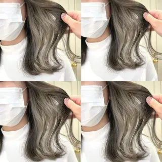 ミディアム カラー 髪質改善/縮毛矯正/ 韓国ヘア/矢野のヘアスタイル