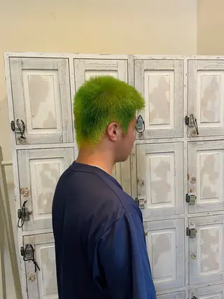 ショート カラー メンズ LE-PLA Citta 大雅のヘアスタイル