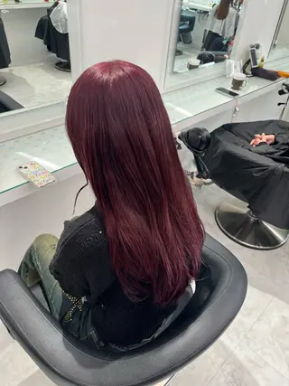 セミロング ハイトーン/デザイン 🦴ෆ‪maiෆ🦴のヘアスタイル