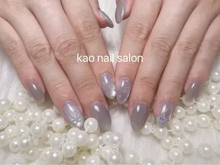 ネイル kao nail マグネット/長さだしのネイルデザイン