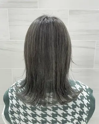 ミディアム カラー 山中 束真のヘアスタイル