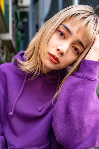 ミディアム カラー INTRO.by Fi-Ne所属・韓国ヘア 店長NEGIのヘアスタイル