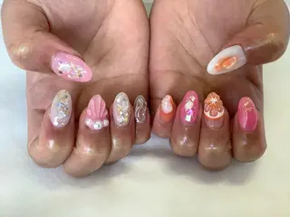 ネイル 💎🐰 saki. m 🐰💎のネイルデザイン