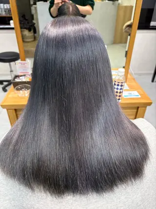 セミロング カラーモデル募集 ✨🤍モモハ🤍✨のヘアスタイル