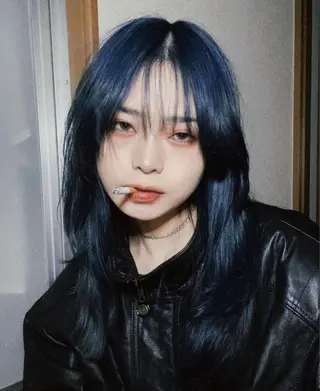 カラー 🤍ྀི透ける寒色 Cocoa🤍ྀིのヘアスタイル