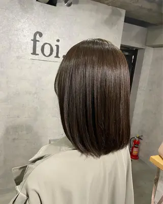 ミディアム カラー 髪質改善/レイヤー カット手塚奨のヘアスタイル