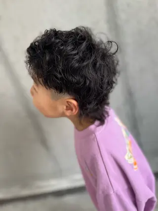 パーマ キッズ Mariana雛/ 西大分/ハイライトのヘアスタイル