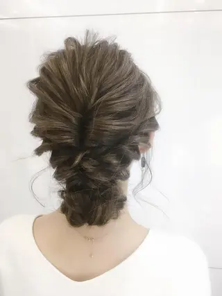 ヘアアレンジ nex the salon vlow所属・趙 英来のヘアスタイル