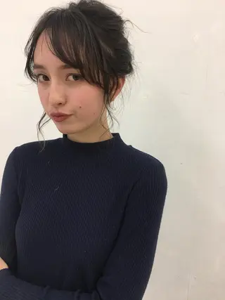 ロング カラー ヘアアレンジ 透明感🎀LOREN エリコ🌈のヘアスタイル