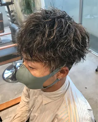 メンズ hair make addict (ヘアーメイク アディクト)所属・addict⭐️ 江川　颯也💎のヘアスタイル