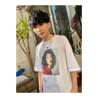 ショート パーマ メンズ ange☞ soutaのヘアスタイル