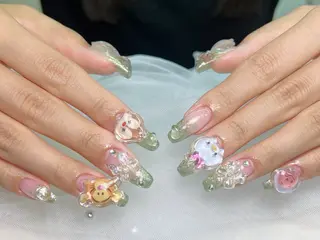 ネイル lucky nail 歌舞伎町のネイルデザイン