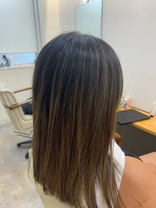 セミロング 西尾 太郎のヘアスタイル