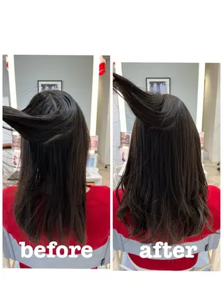 セミロング 髪質改善/ 似合わせ/古津遼平のヘアスタイル