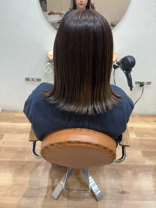 ミディアム カラー 南 颯七のヘアスタイル