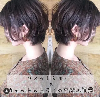 ショート カラー テトネ タカシのヘアスタイル