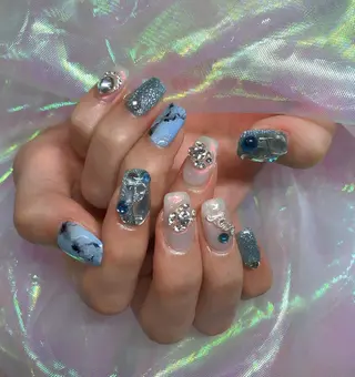 ネイル ラベンダー💖日暮里 ルル💖ネイルのネイルデザイン