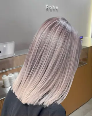 ミディアム カラー ケア剤オタク×海外 ヘア長谷川裕起のヘアスタイル