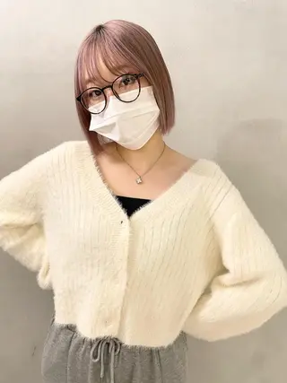 ミディアム カラー 心斎橋/ブリーチ minamiのヘアスタイル