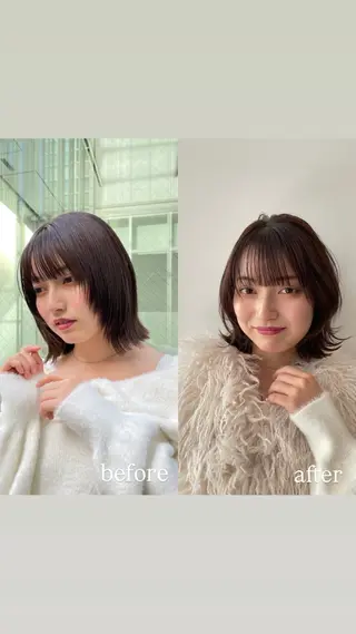 ミディアム Lond所属・ボブ/顔まわり /みそらのヘアスタイル