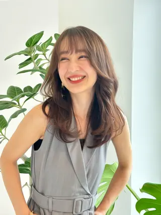 ロング カラー 💐レイヤー/透明感 カラー💐智口彩香のヘアスタイル