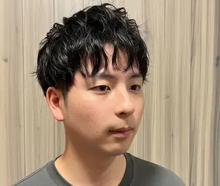 ショート パーマ メンズ KIRAVI 【キラヴィ】三宮店所属・minami ミナミのヘアスタイル