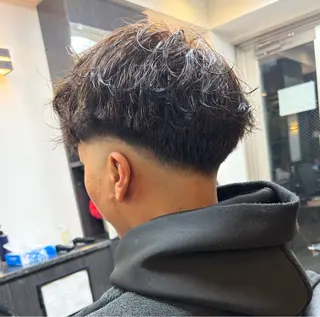 パーマ メンズ 中村 立のヘアスタイル