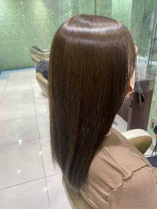 セミロング フルカワ ノゾミのヘアスタイル