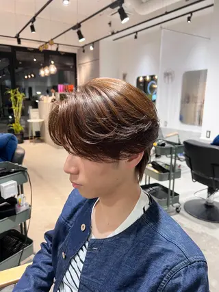 ミディアム パーマ メンズ メンズカットパーマ ✂️ JOYAのヘアスタイル