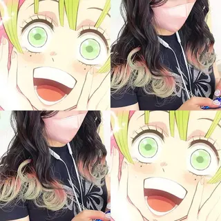 カラー 渋谷:インナーカラー ／🍒エリカ🍒のヘアスタイル