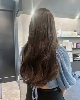 ロング カラー ダブルカラー🫐 /まゆ🎀のヘアスタイル