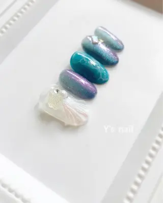 ネイル 手書きが得意🖌️ Y’s  nailのネイルデザイン