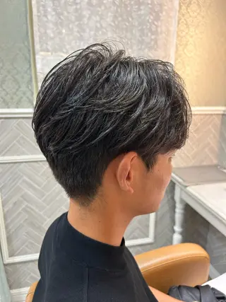 メンズ 池袋/韓国メンズヘア ❤️💙軸丸みうのヘアスタイル