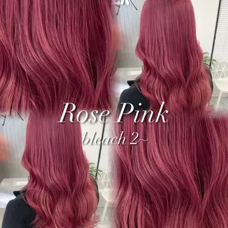 ロング カラー ヘアアレンジ 韓国レイヤーカット /韓国トレンドカラーのヘアスタイル