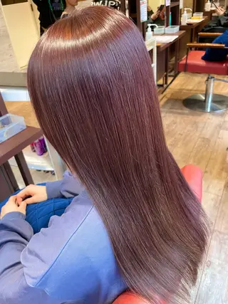セミロング Agu hair chocolat 梅田2号店【アグ ヘアー ショコラ】所属・髪質改善/縮毛矯正/ 梶原陸のヘアスタイル