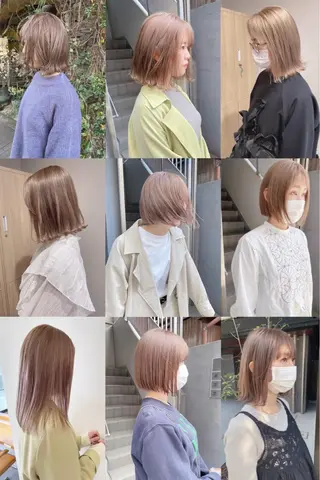 ミディアム ボブ/レイヤー 🌟梅田盛一🌟のヘアスタイル