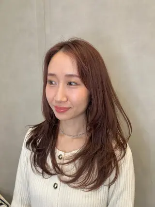 ロング カラー 野田阪神/レイヤー/ ハイライト/yuuのヘアスタイル