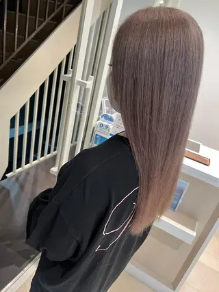 セミロング カラー ヘアアレンジ 🔥ハイトーンカラー ギャルNAOKI🔥のヘアスタイル