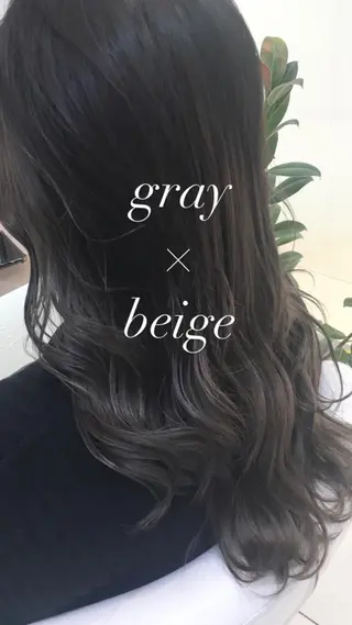 ロング カラー 艶質改善/縮毛矯正 ササキナツミのヘアスタイル